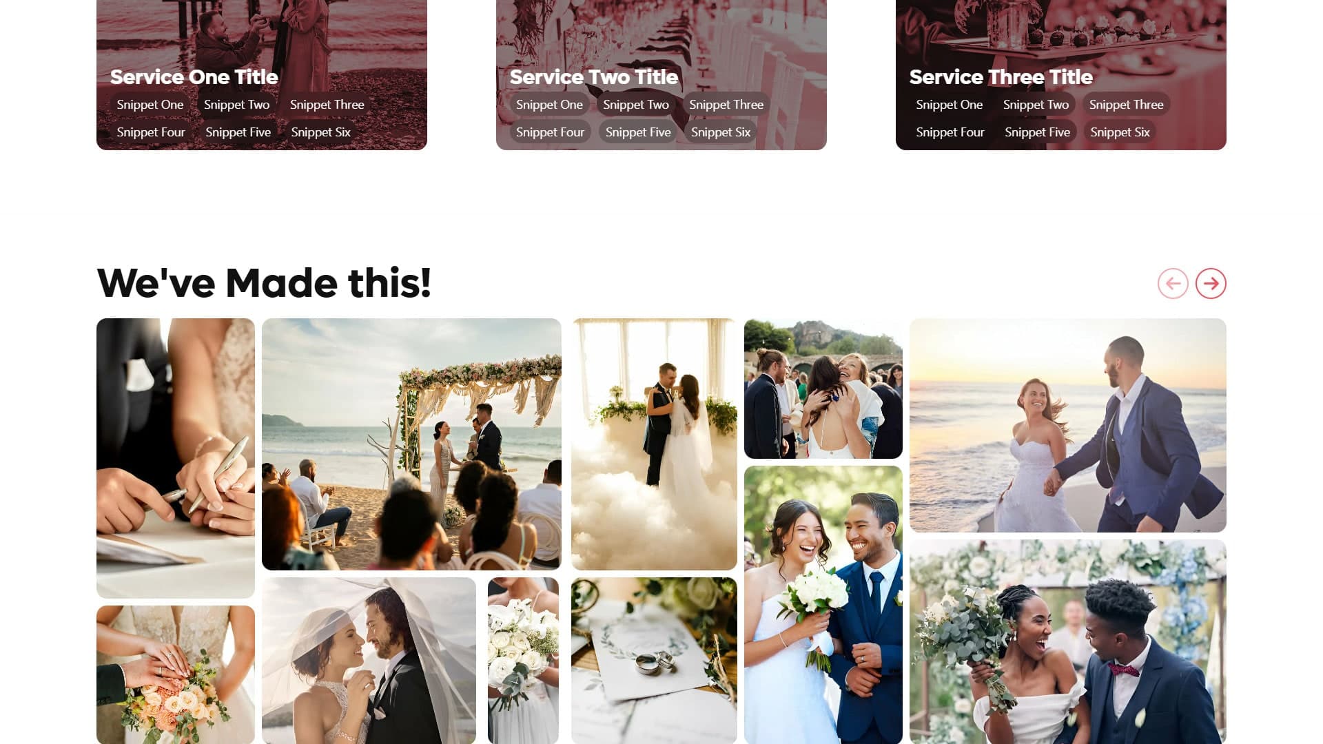 Responsive webpage designed for A2 Marriage featuring elegant wedding-inspired visuals, interactive planning elements, modern UI design, and an optimized user experience. | صفحة ويب متجاوبة مصممة لمنصة A2 Marriage تتضمن عناصر بصرية مستوحاة من حفلات الزفاف، وأدوات تخطيط تفاعلية، وواجهات حديثة، وتجربة مستخدم محسنة.